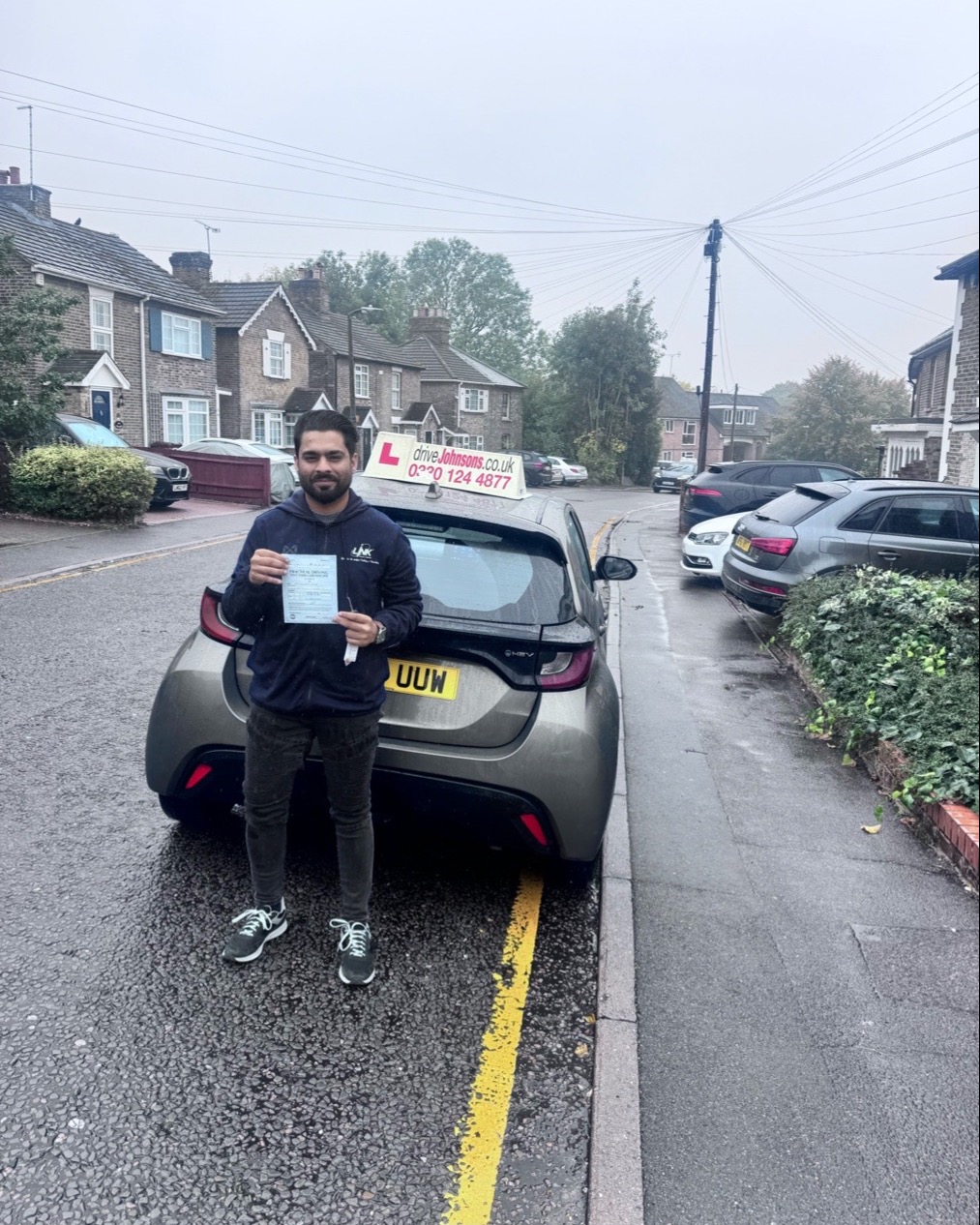 driving test pass photo of amaz