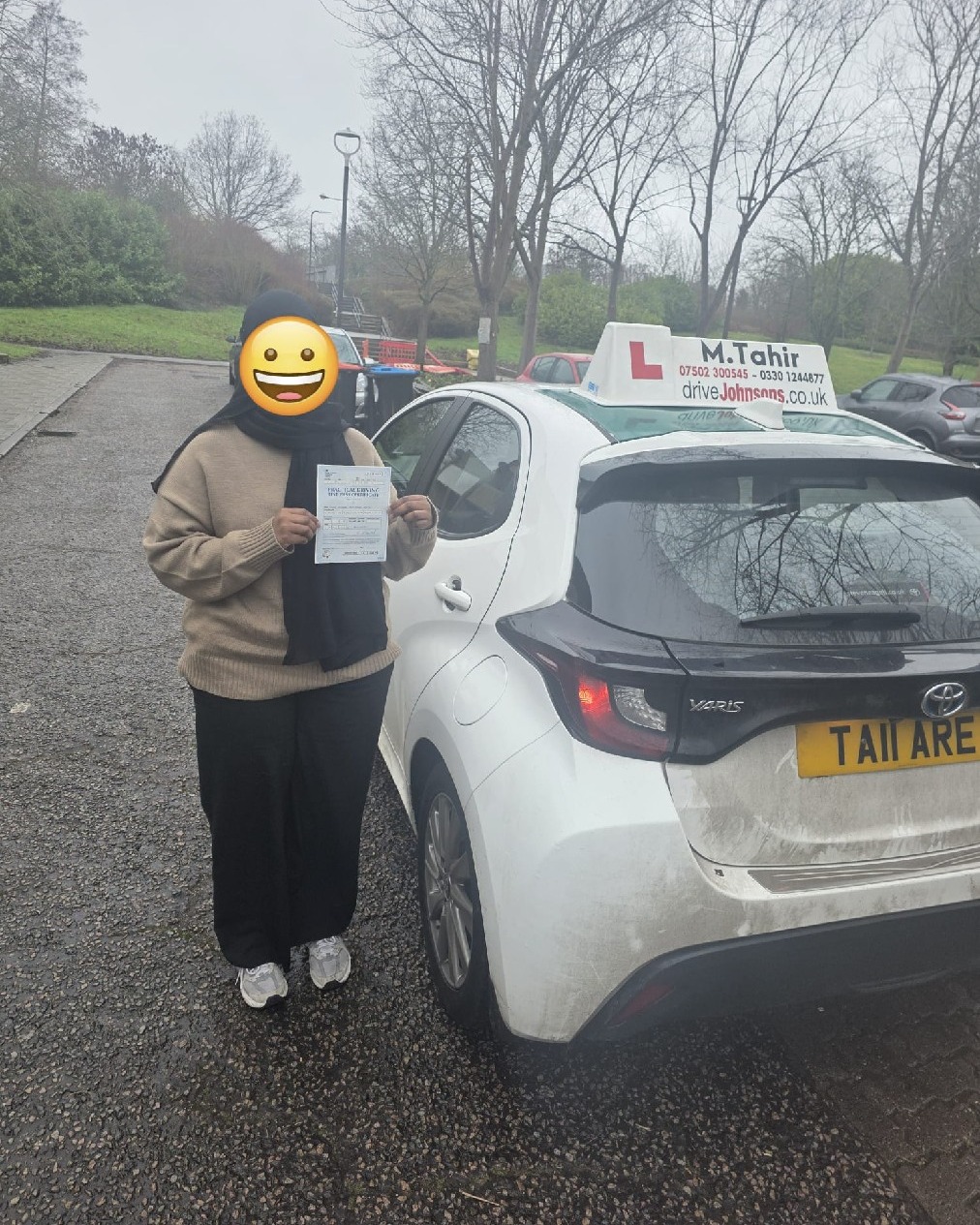 driving test pass photo of Khadra Dahir