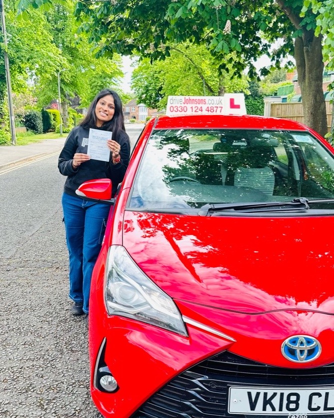 driving test pass photo of Karshini S