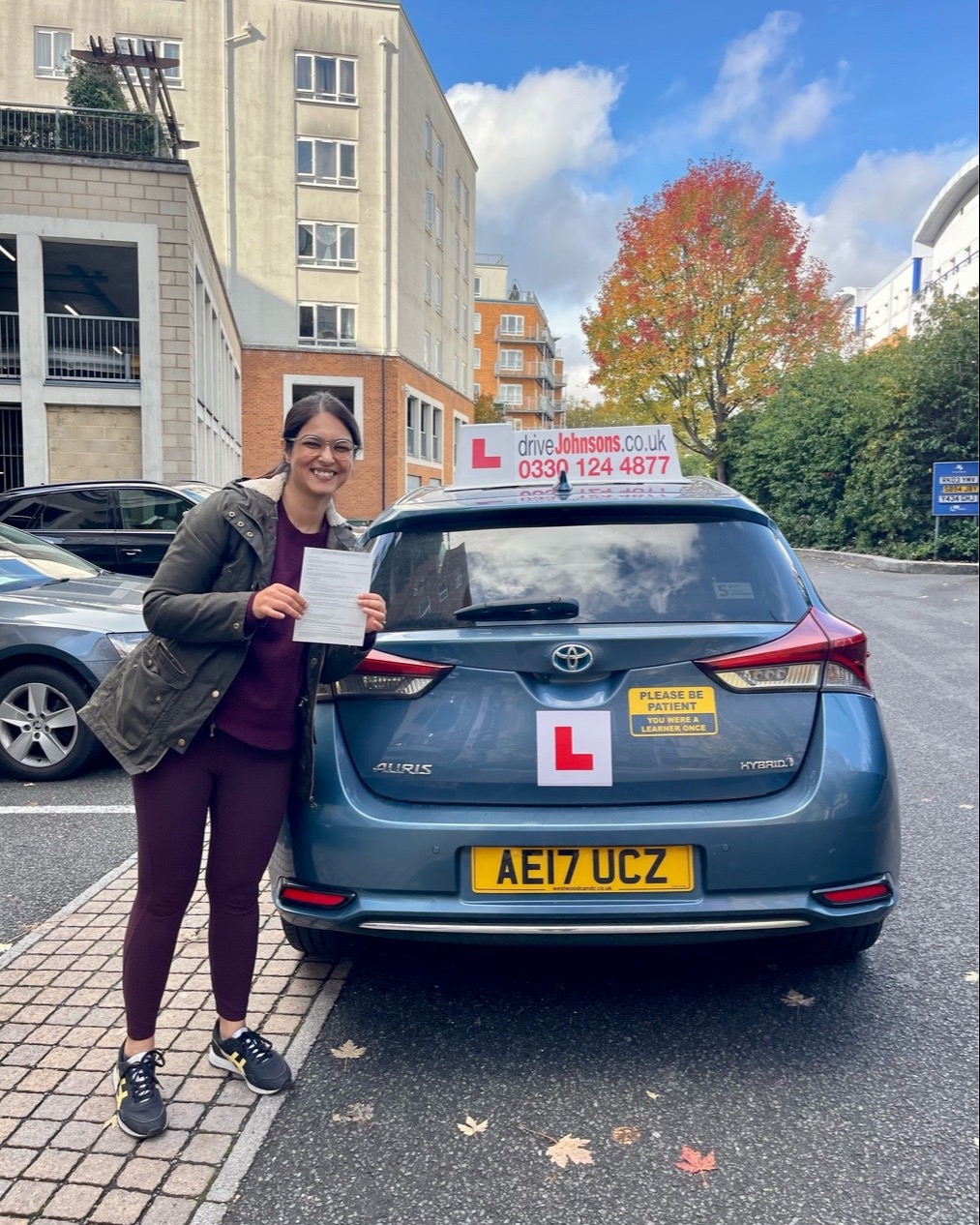 Sonia Sonia driving test pass photo of Sonia Sonia