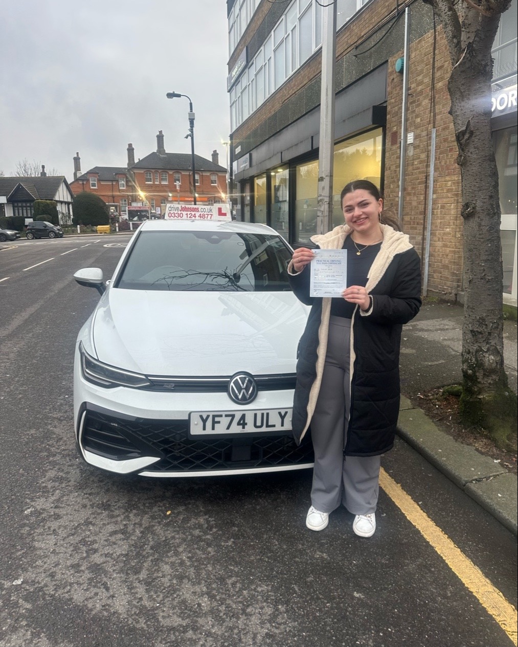 driving test pass photo of Florina Sava