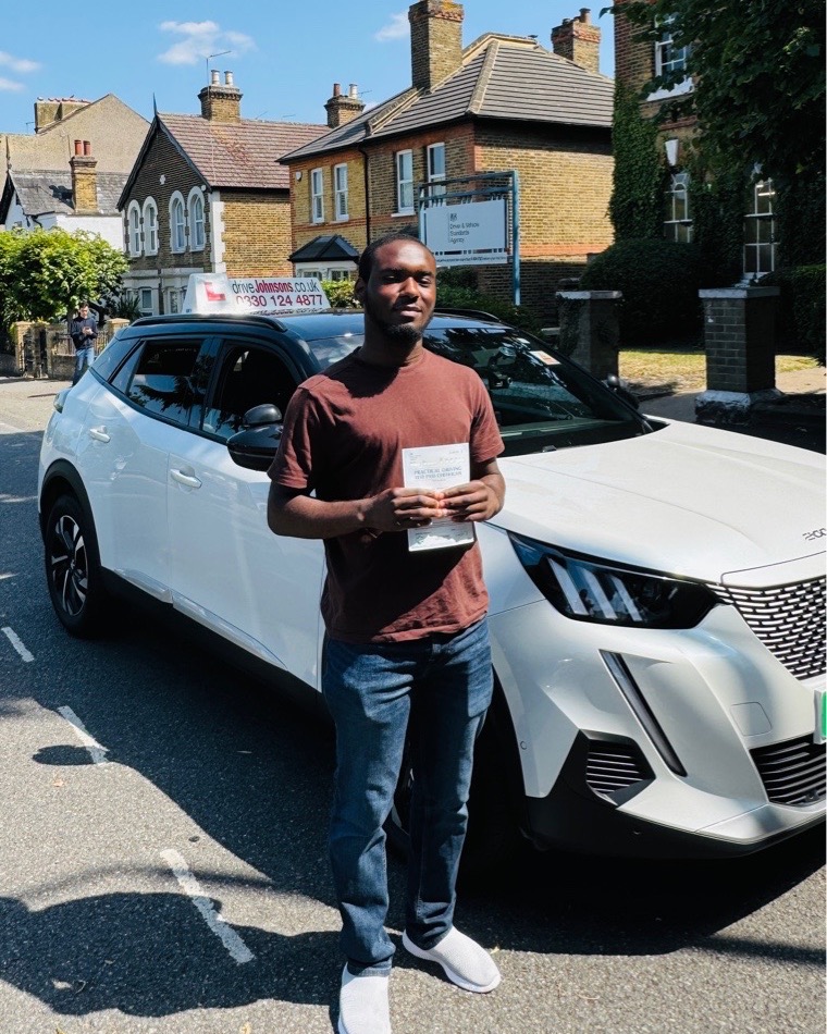 Joel Agyeman Duah driving test pass photo of Joel Agyeman Duah