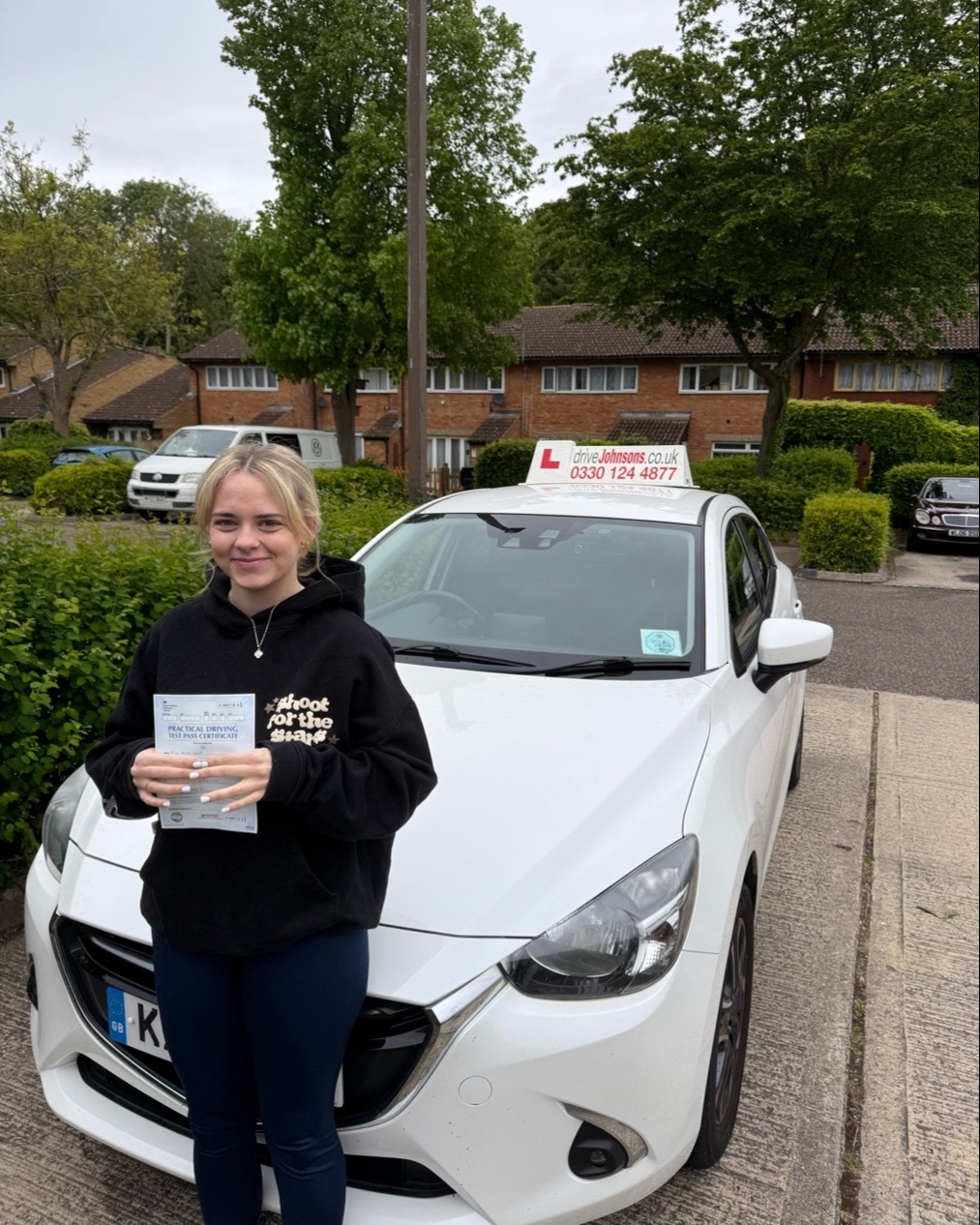 driving test pass photo of Keira Kane