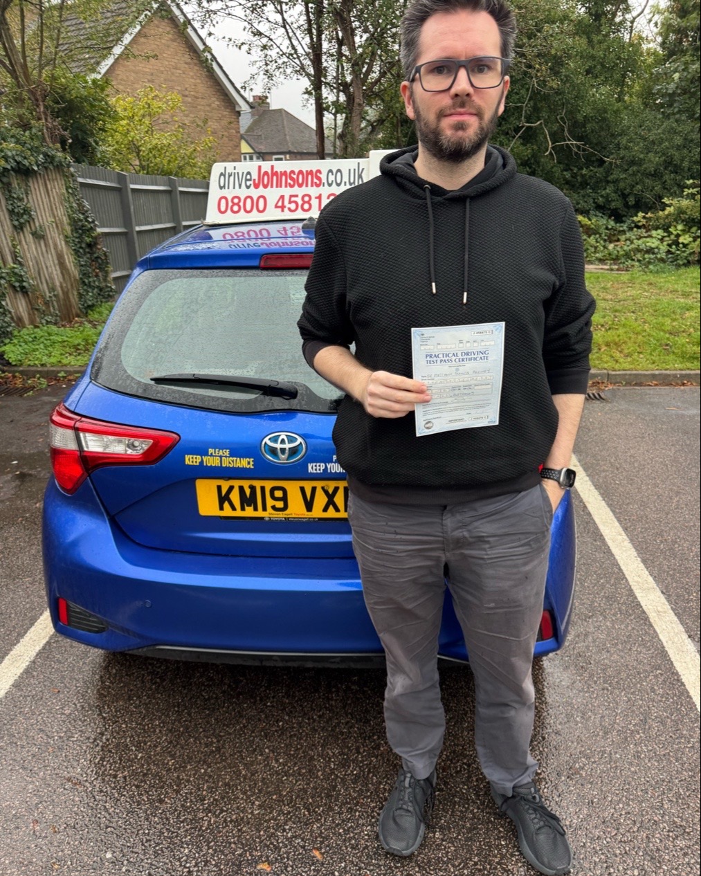 driving test pass photo of Matthew Mahoney