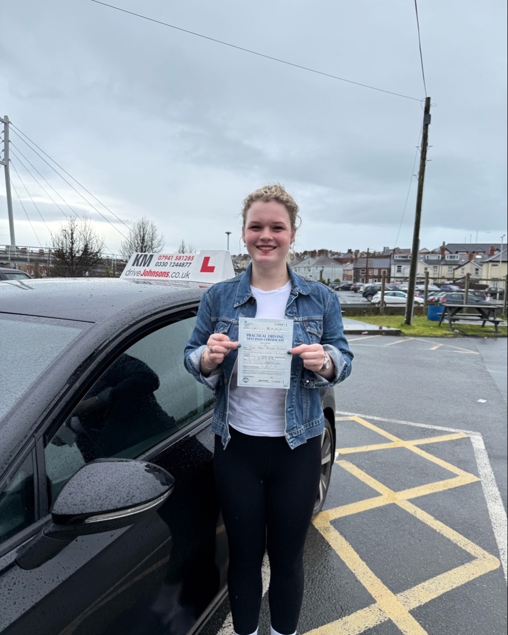 driving test pass photo of Tegan Hurren