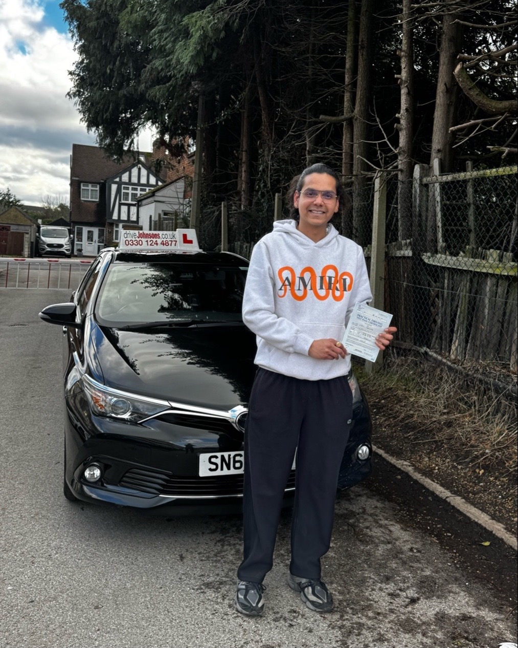 driving test pass photo of Yash Musta