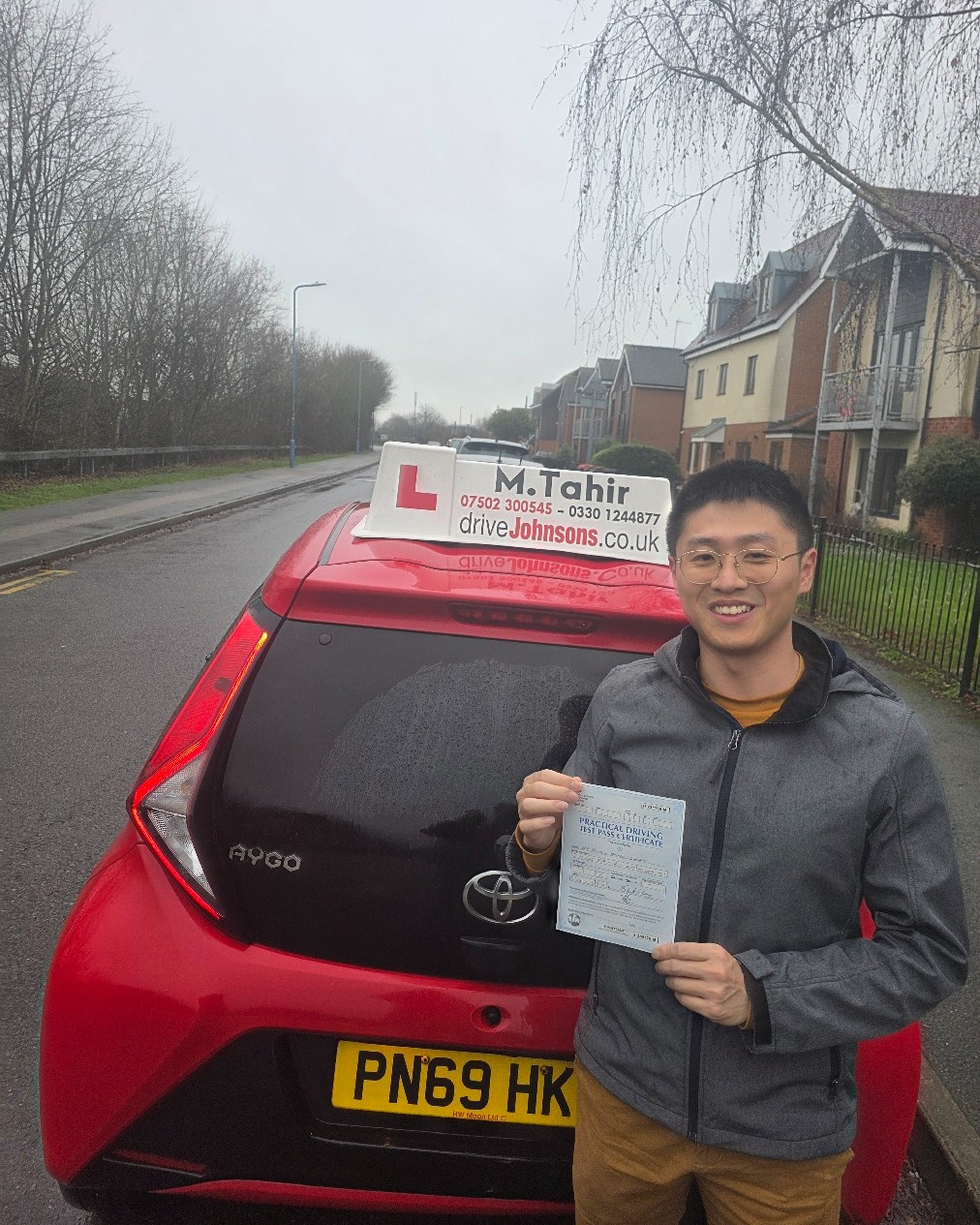 driving test pass photo of Hung Ming Chan