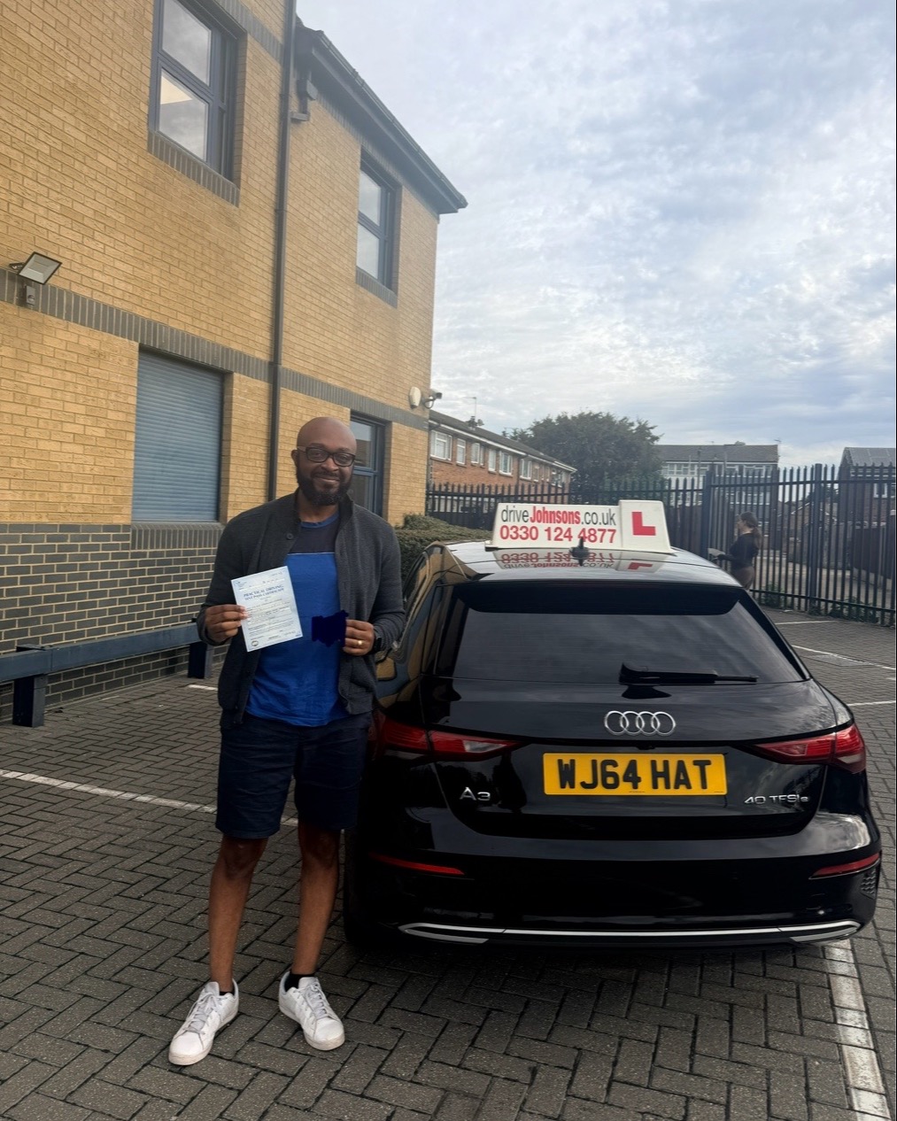 driving test pass photo of Victor Ogana