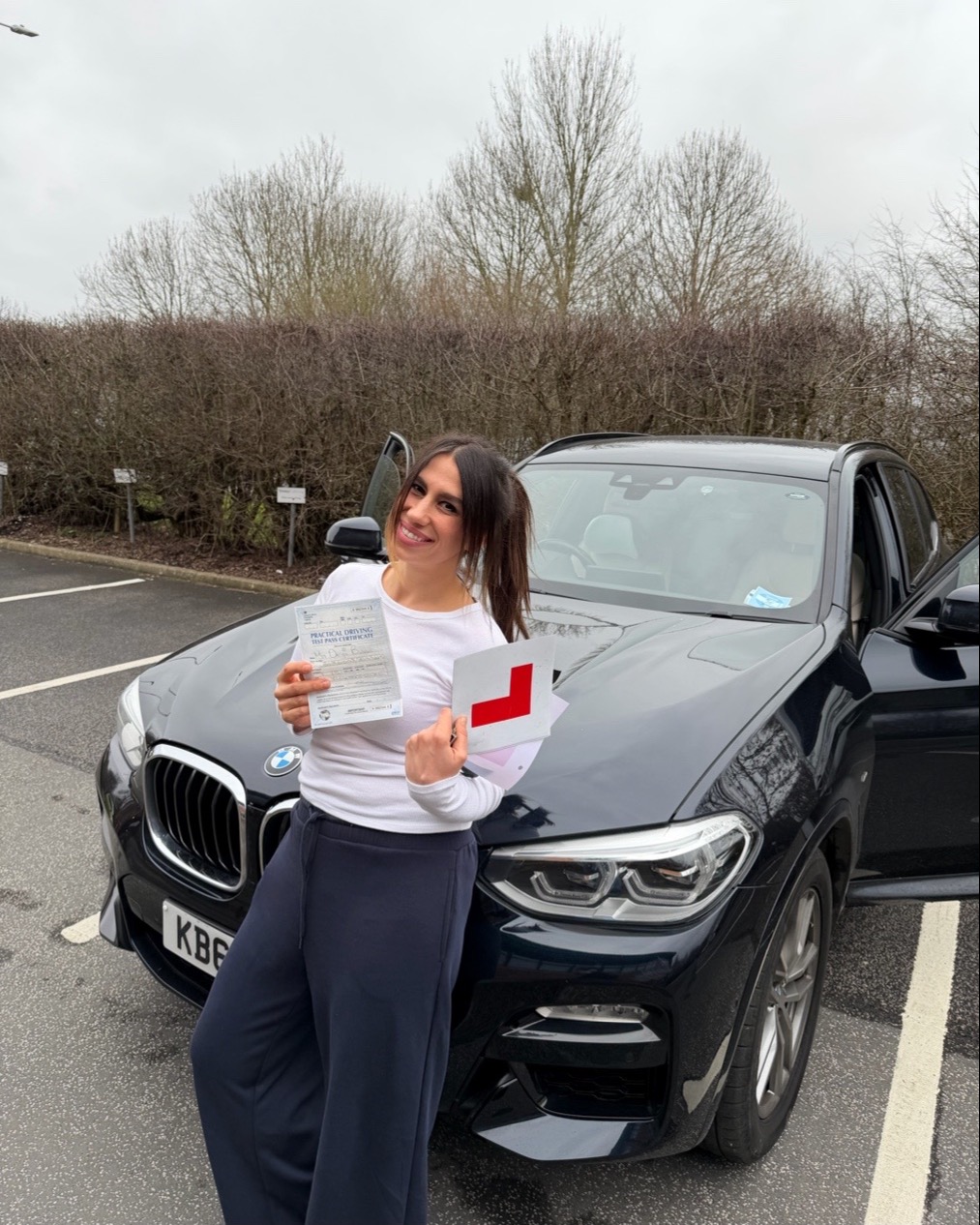 driving test pass photo of Derya Bulbul