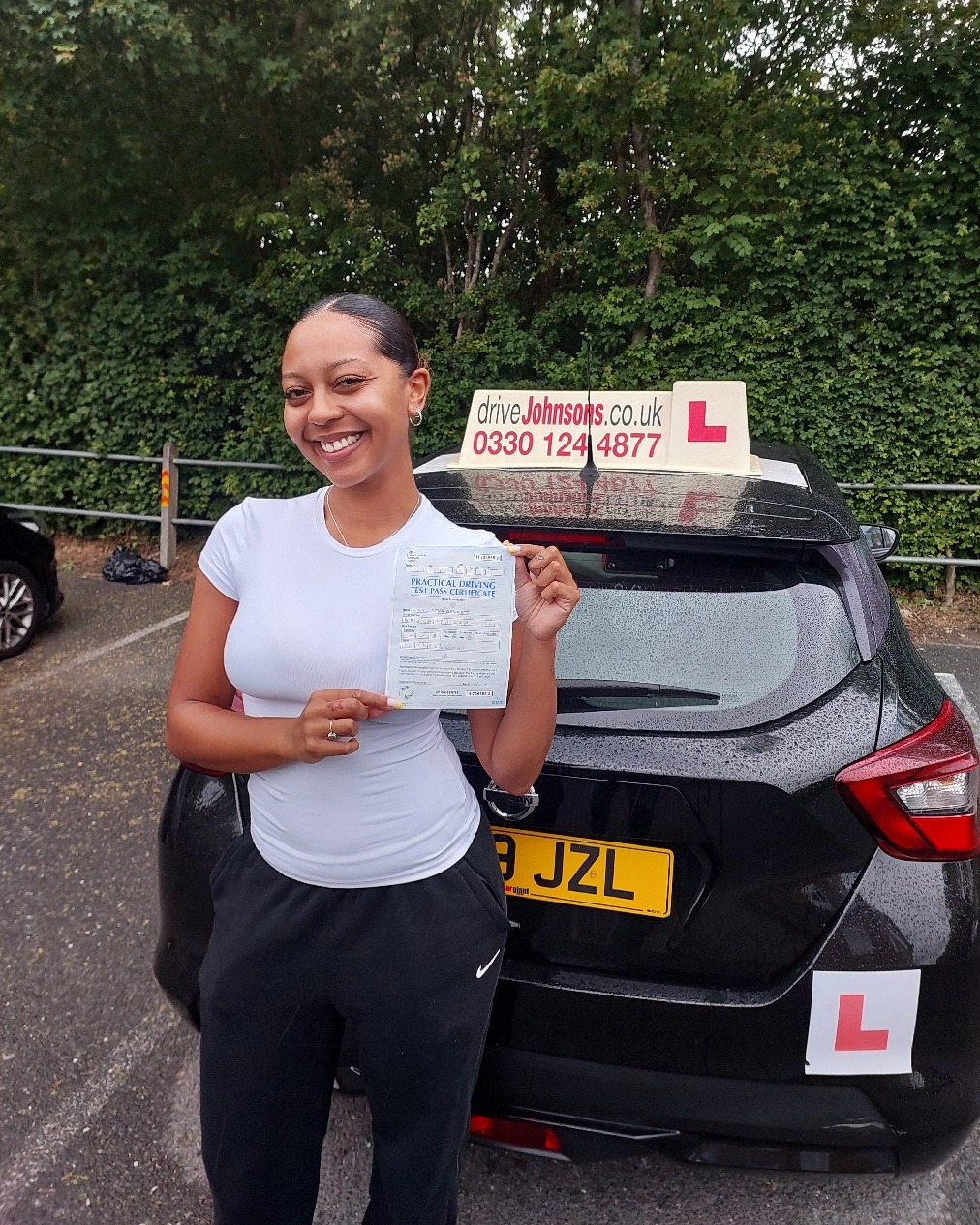 driving test pass photo of LATYA BENNETT