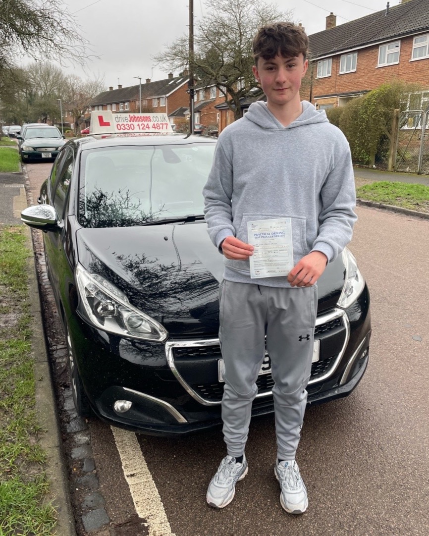 driving test pass photo of Enda Walker