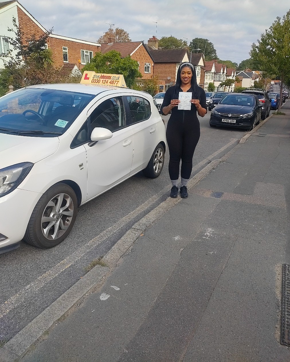 driving test pass photo of Denisha Stephens