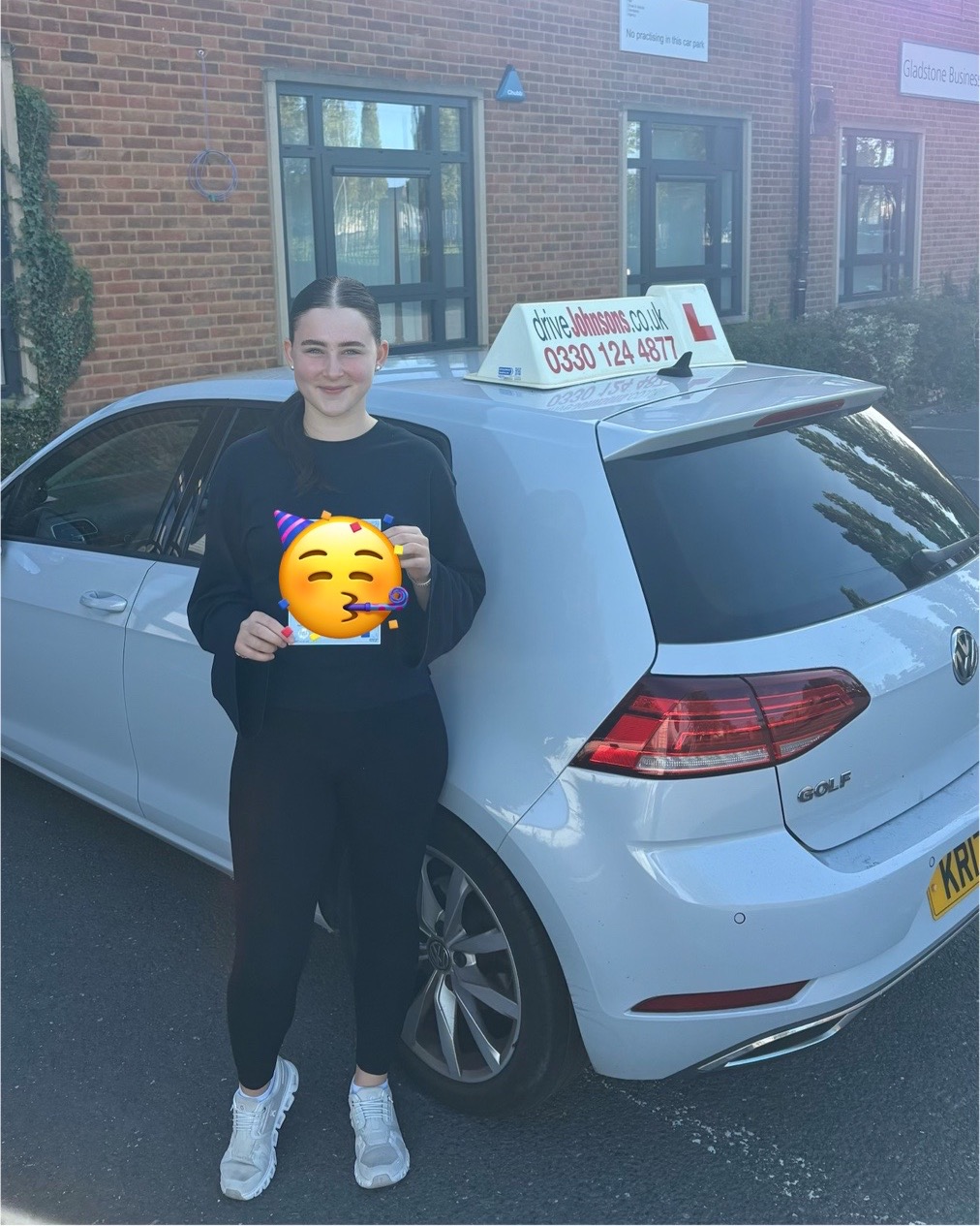 driving test pass photo of Lillie Fowler