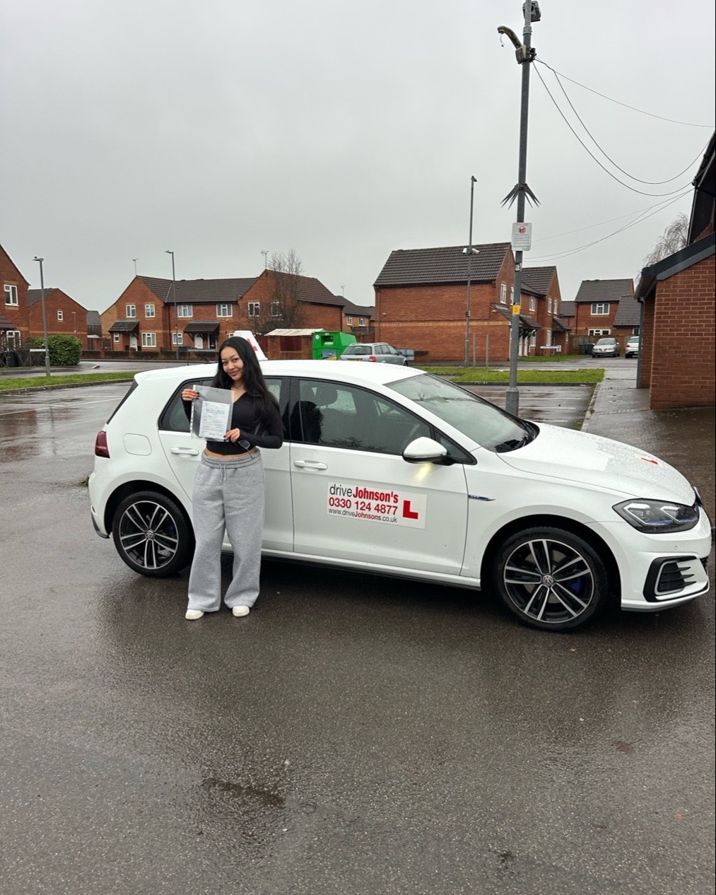 driving test pass photo of Rami Doherty