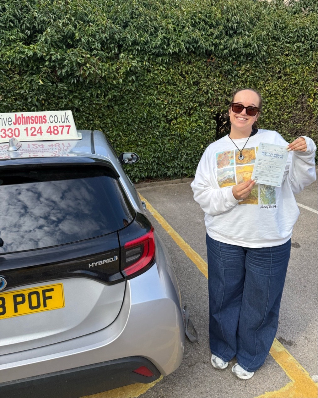 driving test pass photo of Airlie Groves