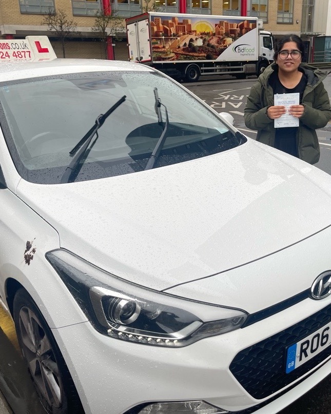 driving test pass photo of Pireh Pirzada