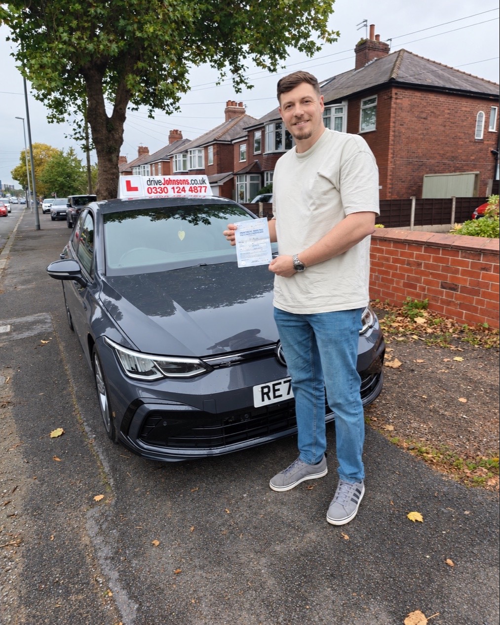 driving test pass photo of Scott Baldwin