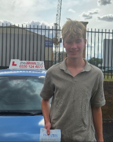 Joss Hannah driving test pass photo of Joss Hannah