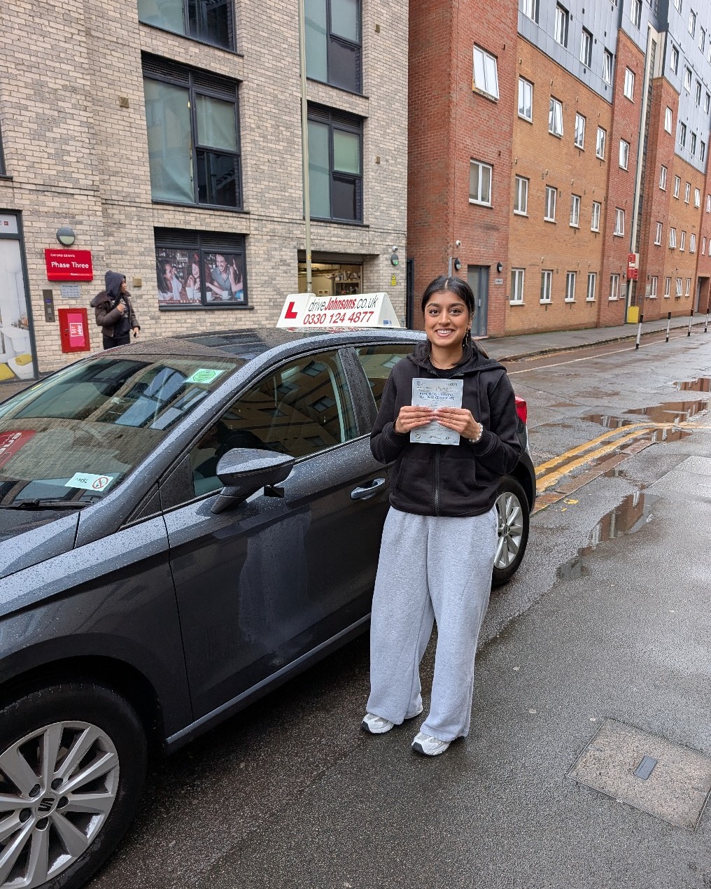 driving test pass photo of Revathi Varasani