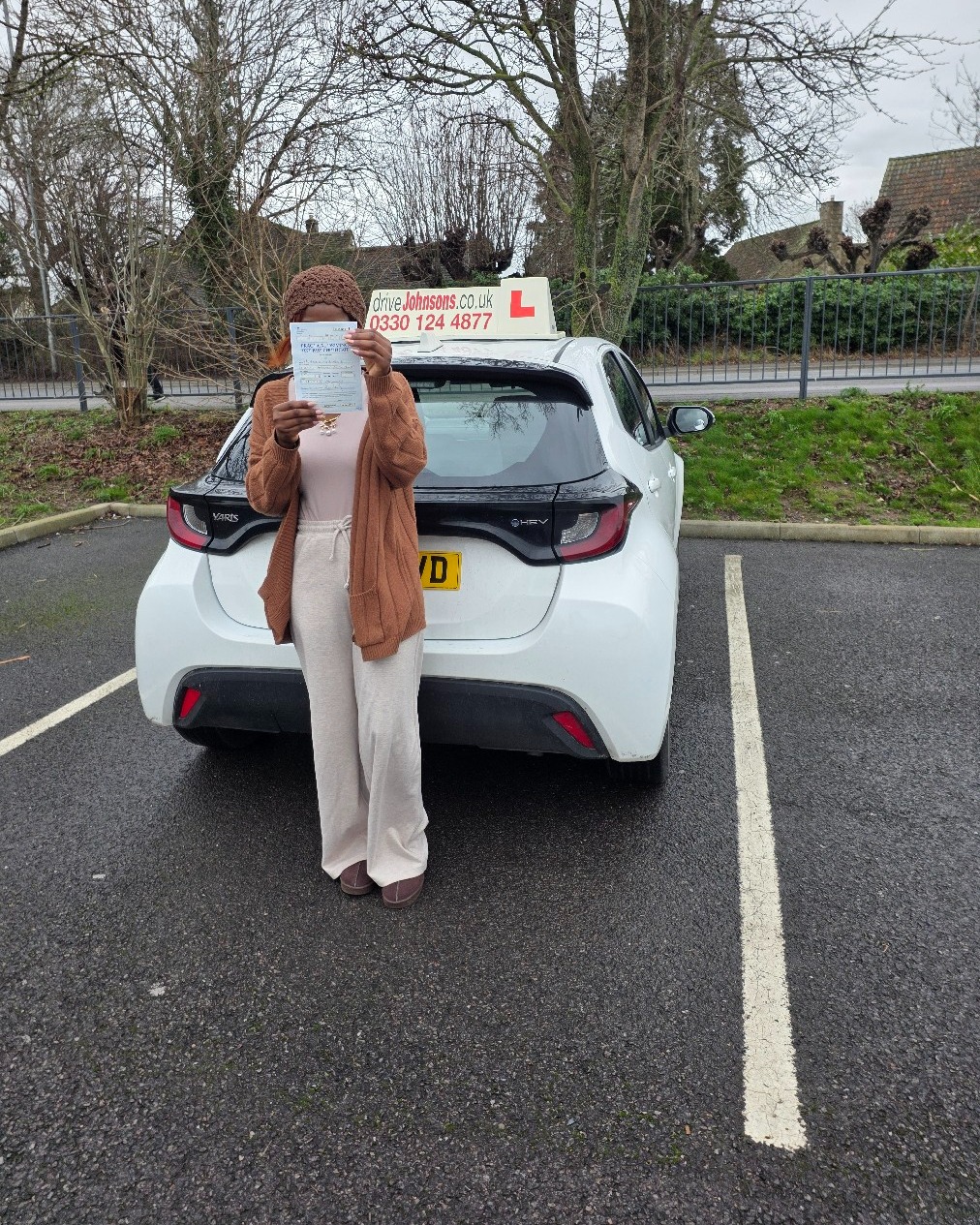 driving test pass photo of Jane Ariyibi