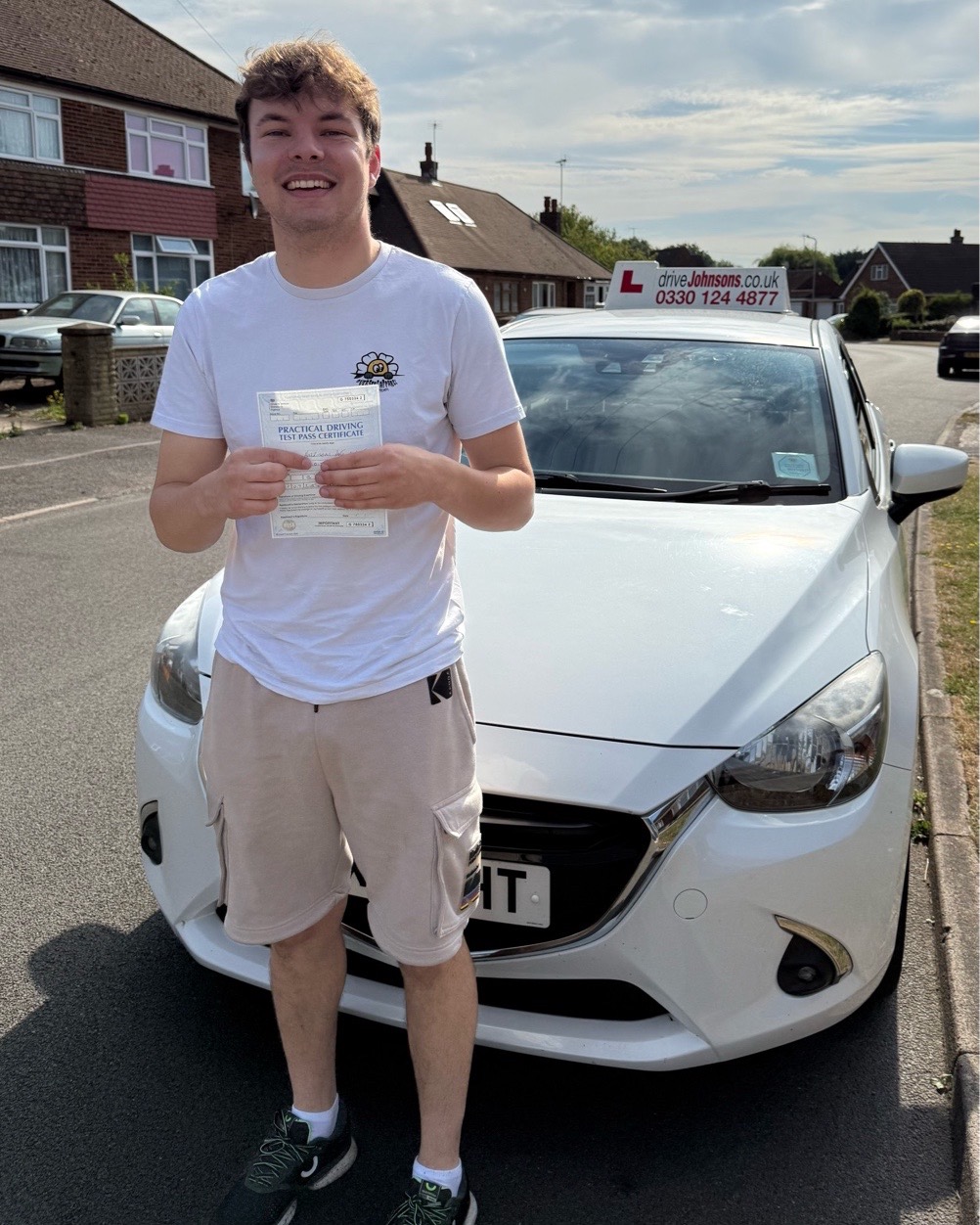 Harrison Smith driving test pass photo of Harrison Smith