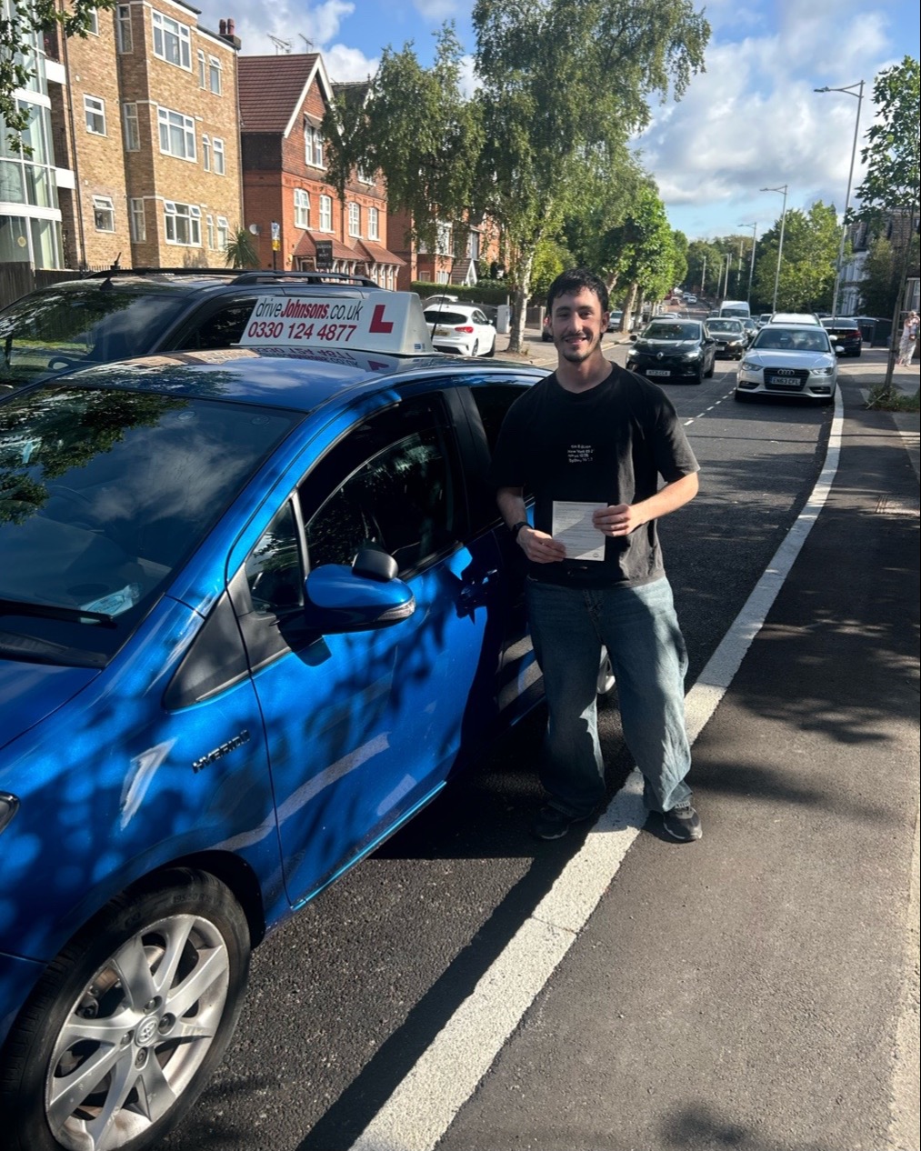driving test pass photo of Leon Valido