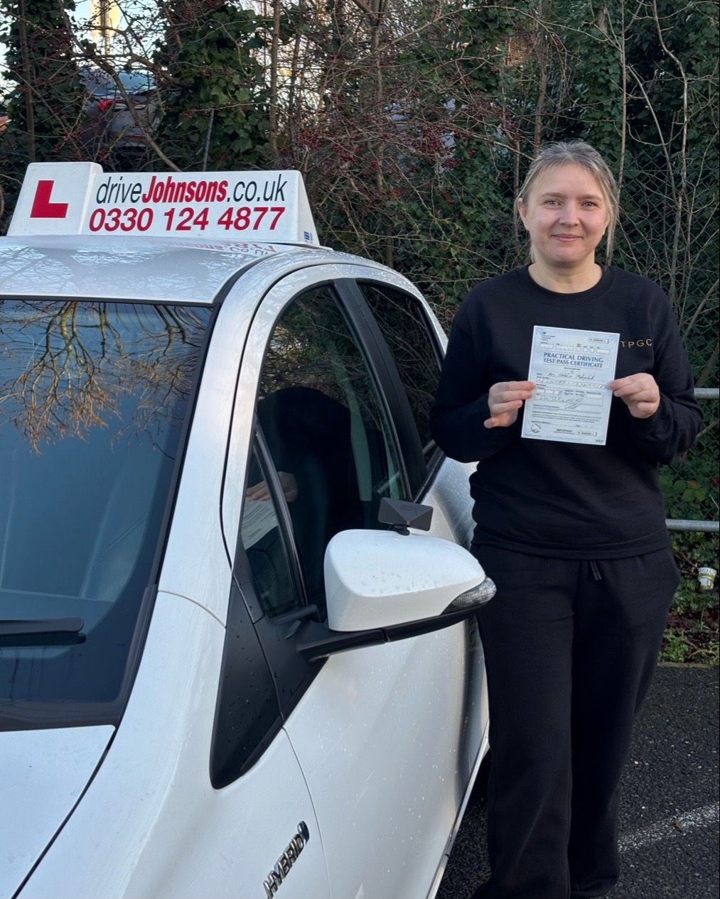 driving test pass photo of Nataliaa Melynchuk