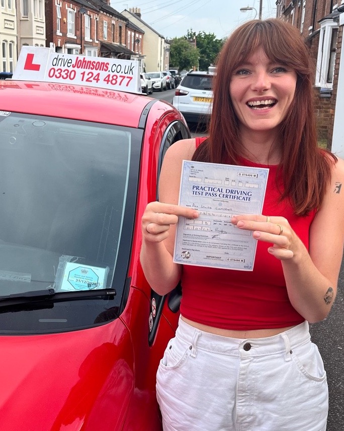 Alex Campbell driving test pass photo of Alex Campbell