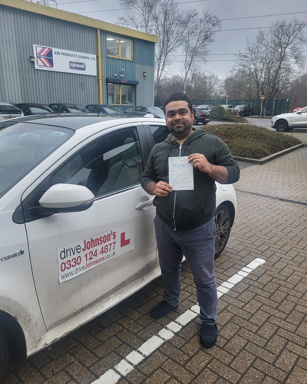 driving test pass photo of Skyful Islam