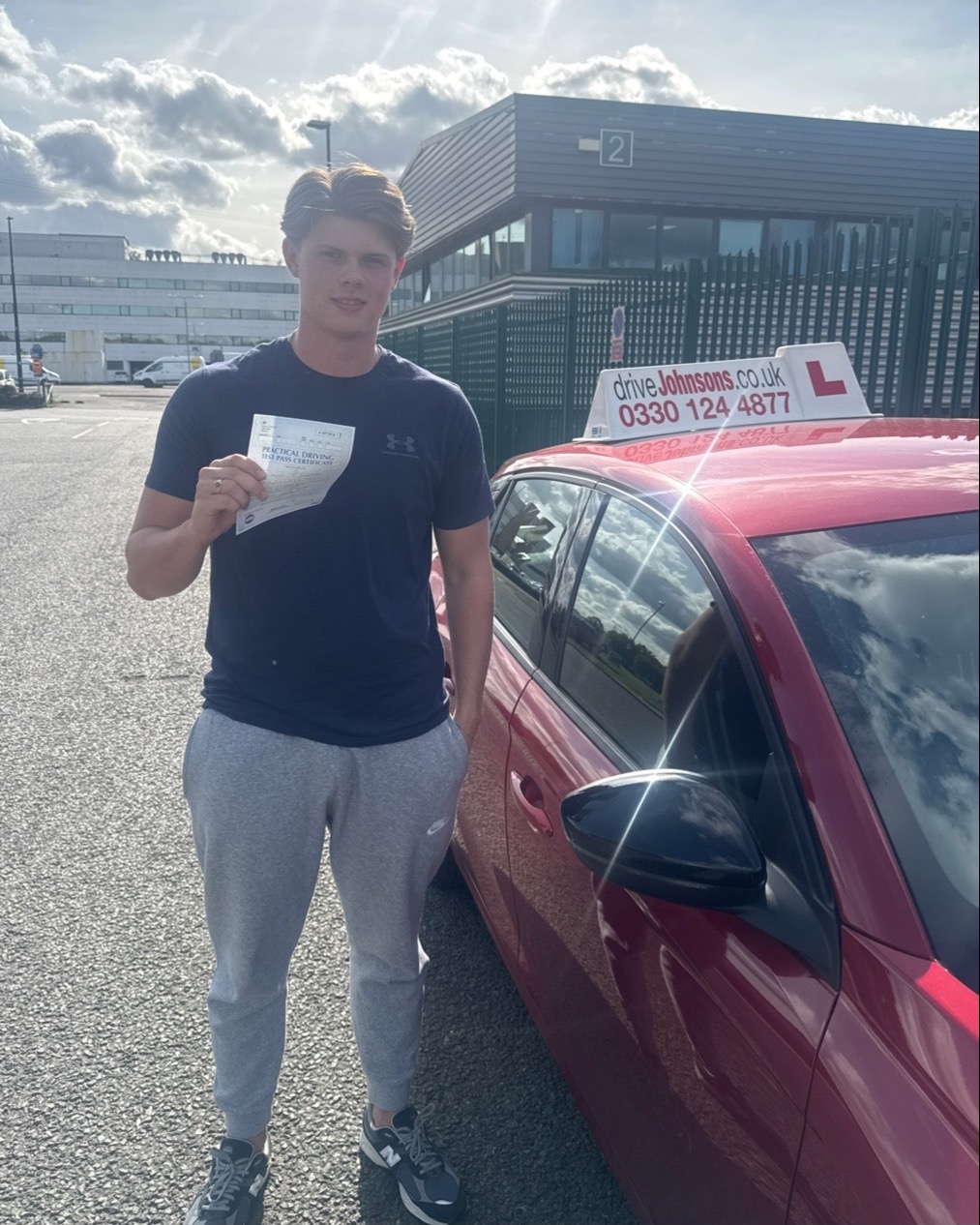 driving test pass photo of Mr Daniel Jack Shaffer