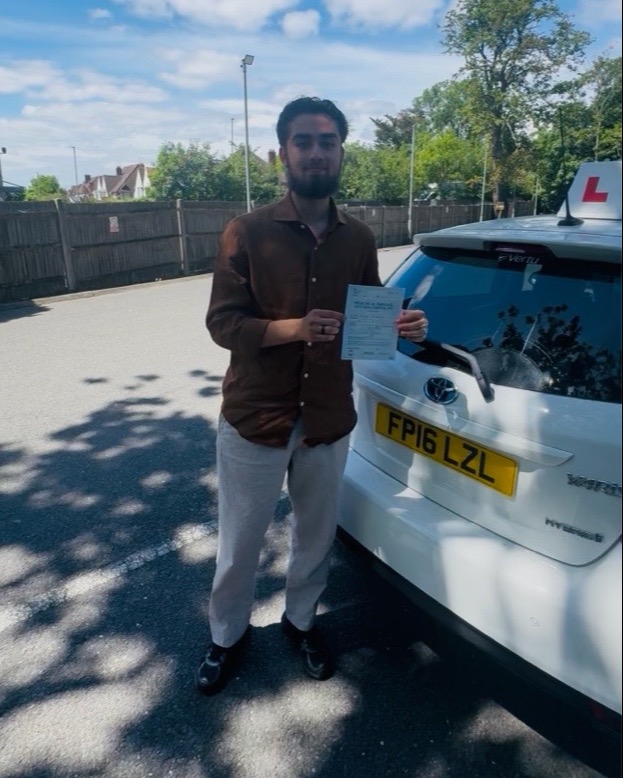 driving test pass photo of Nehad Alizada