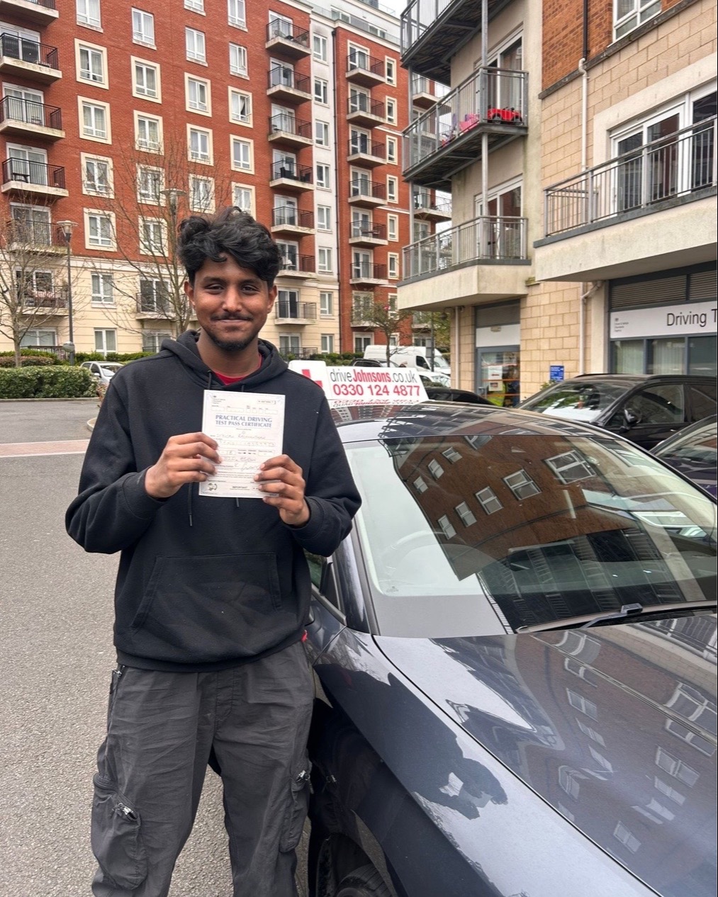driving test pass photo of Sathujan Rasananthan