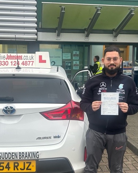 driving test pass photo of Tanbir Ahmed