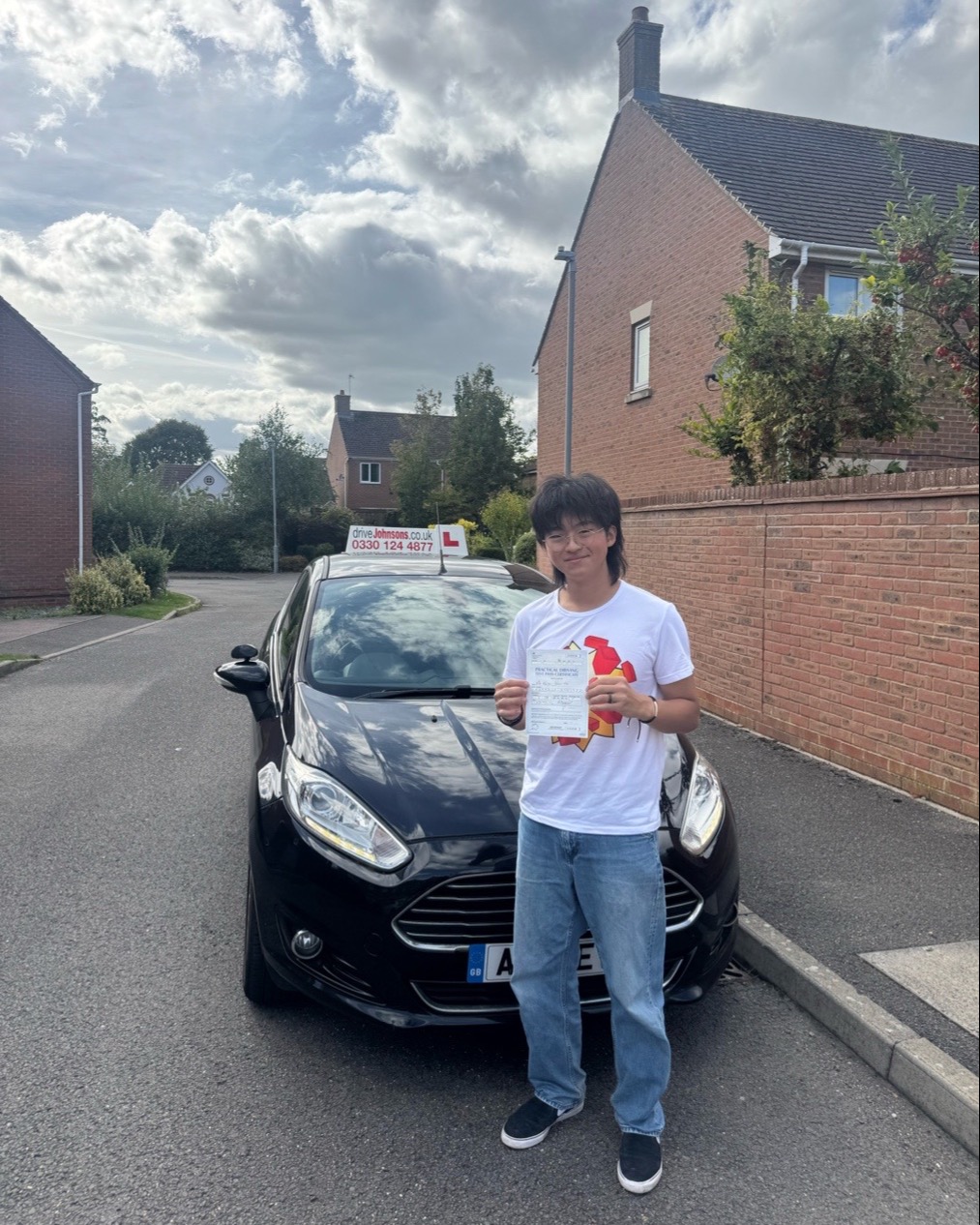 driving test pass photo of Keigo Ito