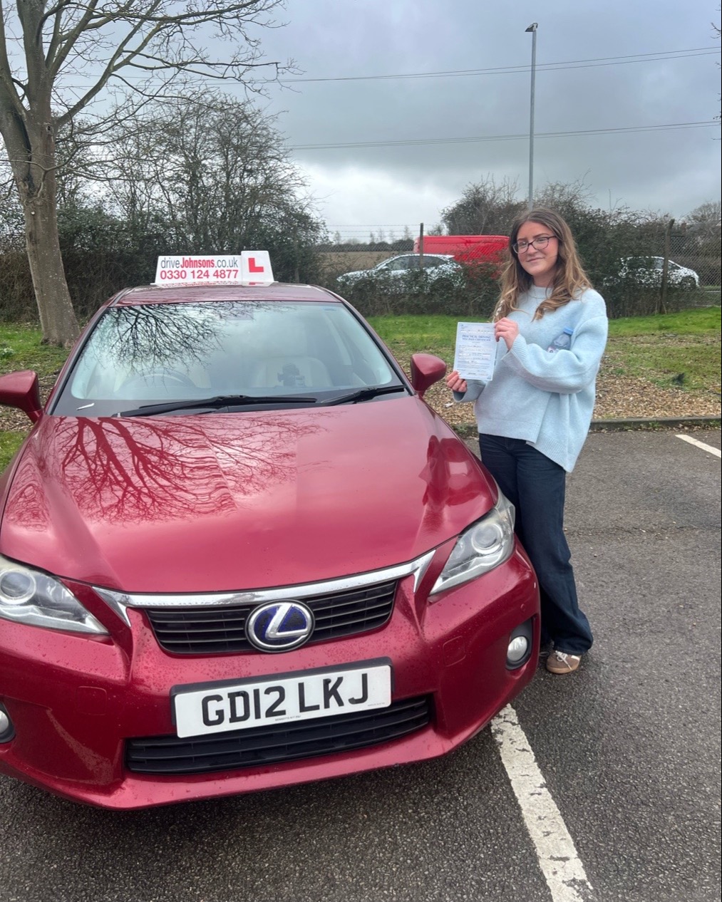 driving test pass photo of Faith Baldwin