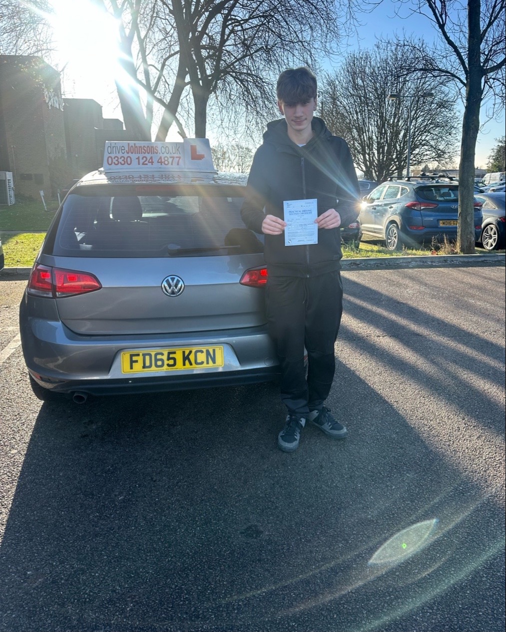 driving test pass photo of Marcel Skrabula