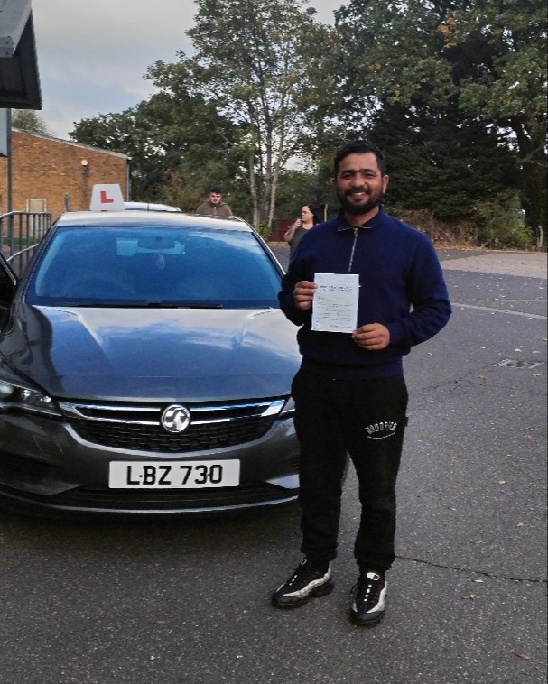 driving test pass photo of Jagdeep