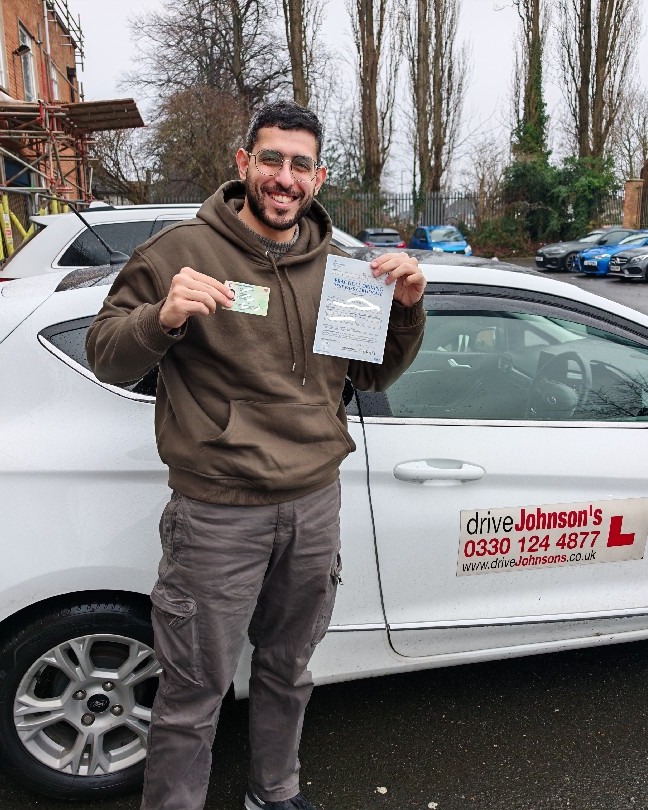 driving test pass photo of Ammar Alkhabbaz