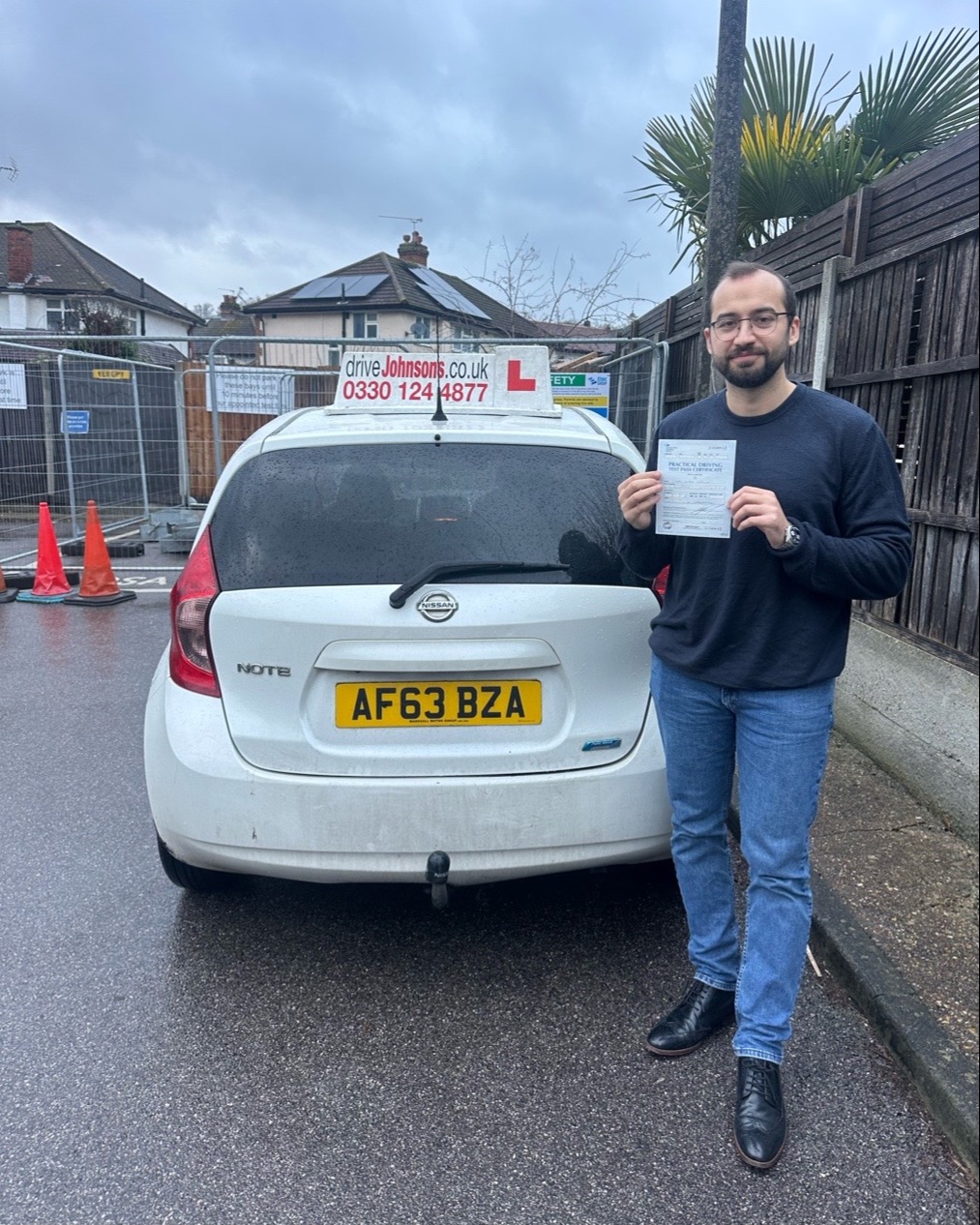 driving test pass photo of Emre Ustun
