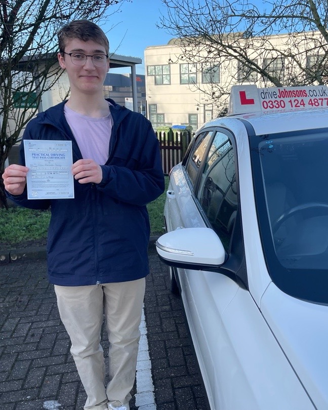 driving test pass photo of Oscar