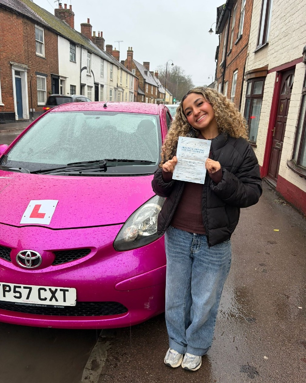 driving test pass photo of Aaliyah Habib