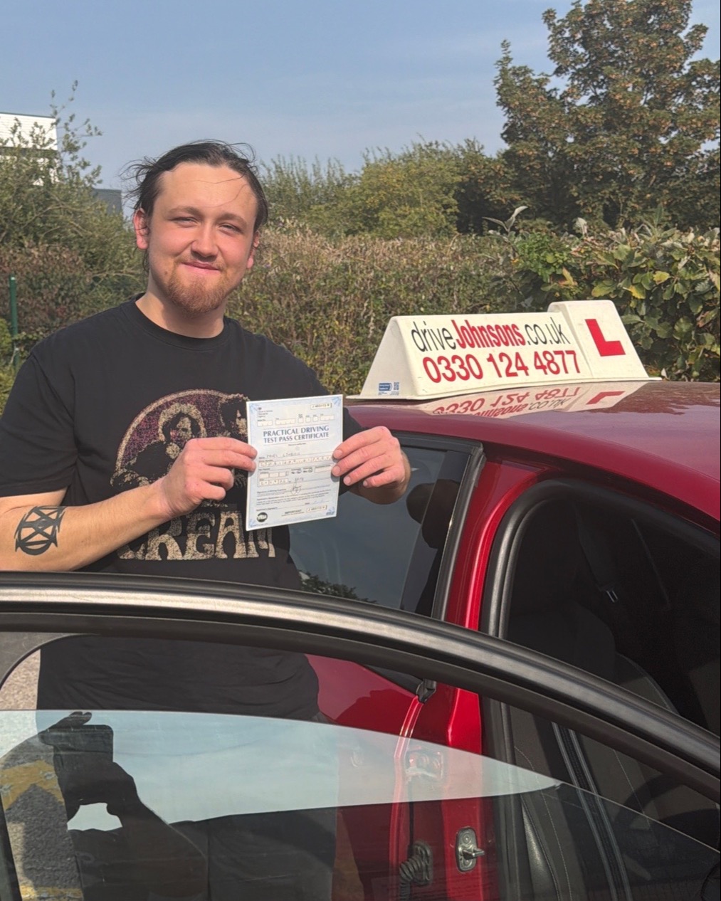 driving test pass photo of Pavel Ljubicic