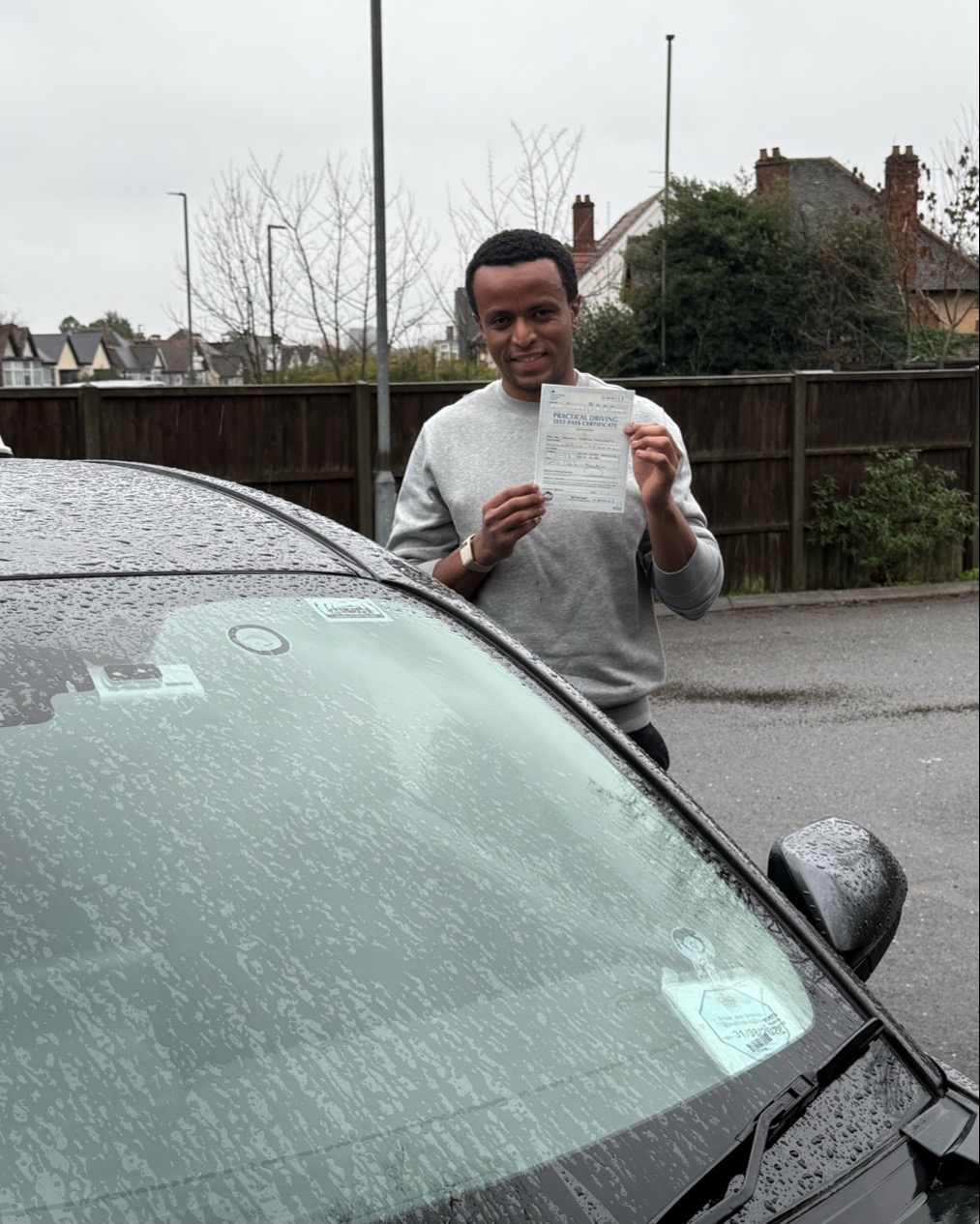 driving test pass photo of Dagmawi Mulugeta