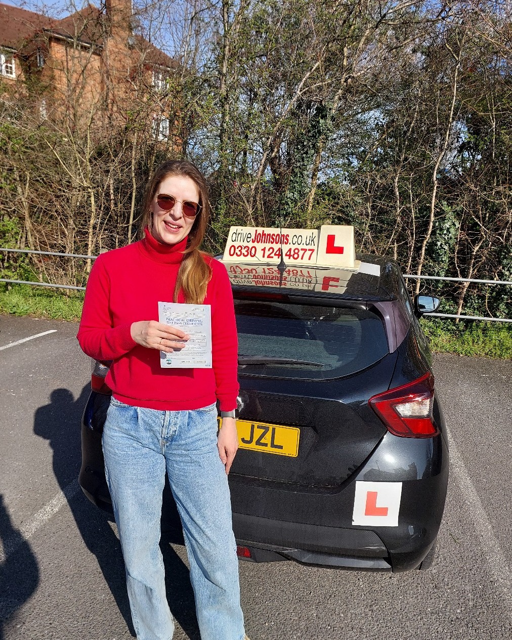 driving test pass photo of Ekaterina Pugacheva
