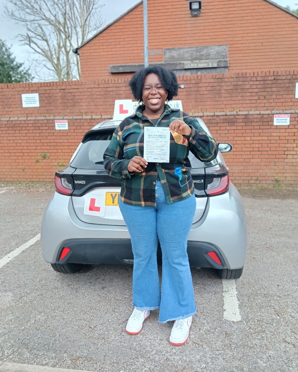 driving test pass photo of Georgina Osibodu