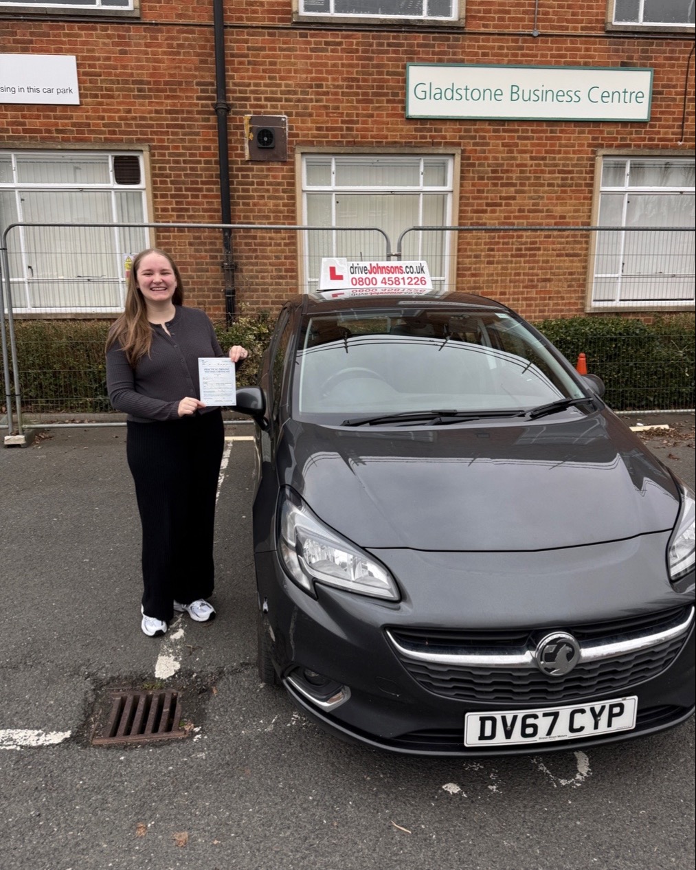 driving test pass photo of Nicola Welch
