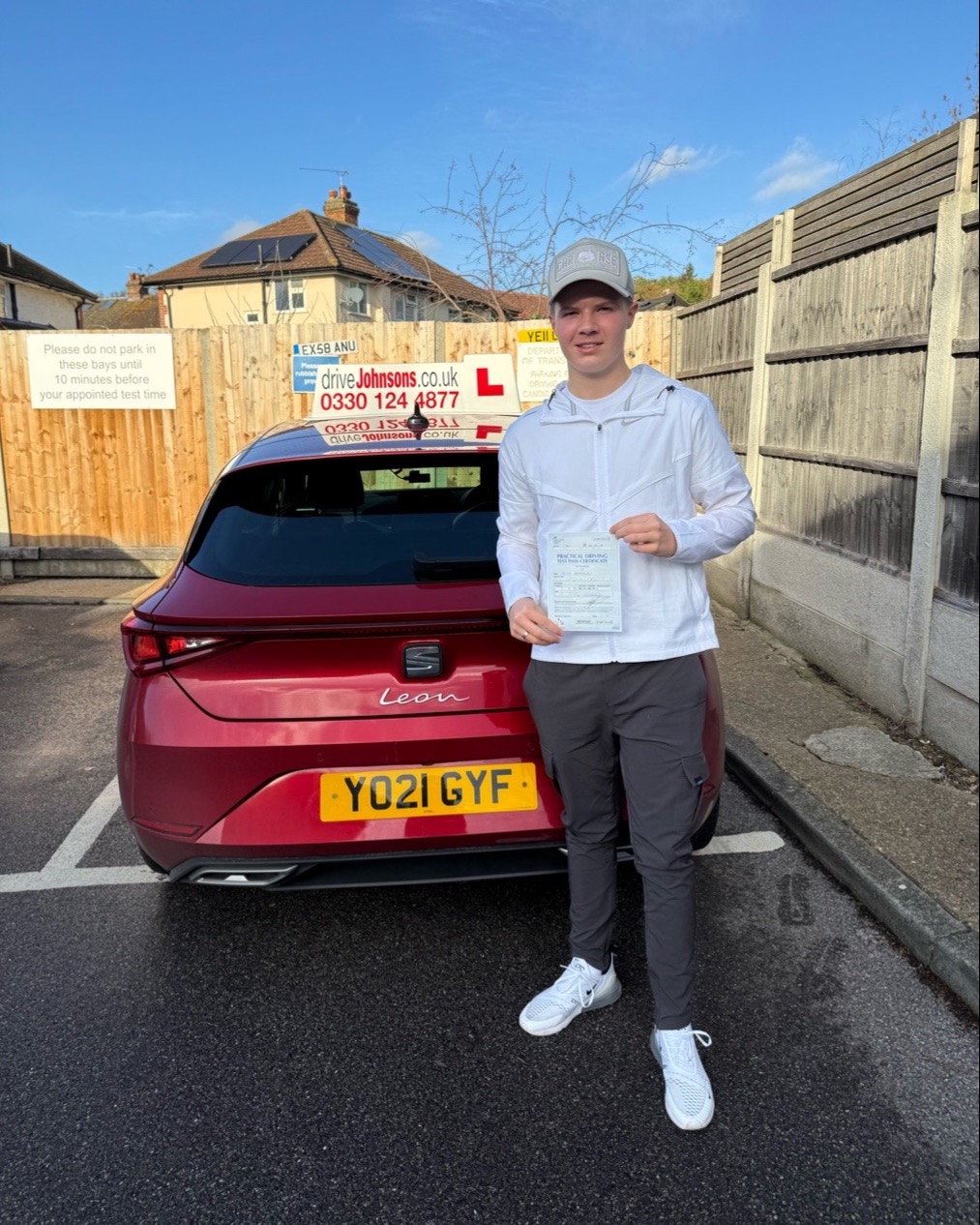 Alfie Thompson Pass Photo