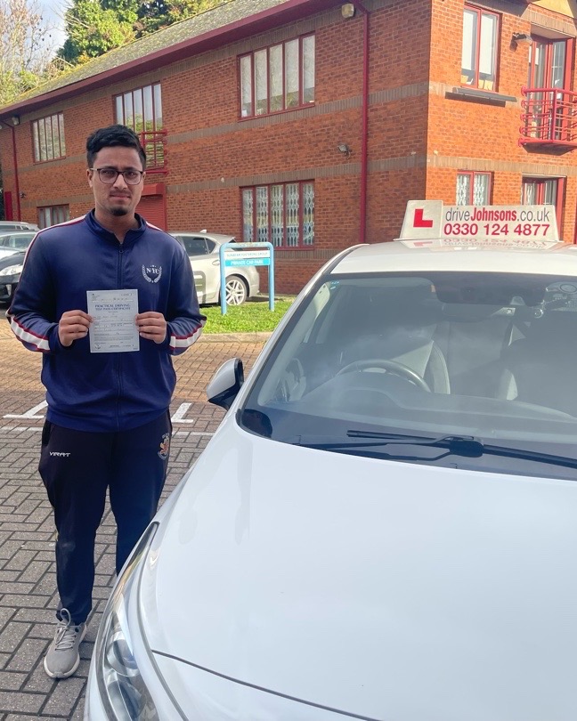 driving test pass photo of Amay Hegde