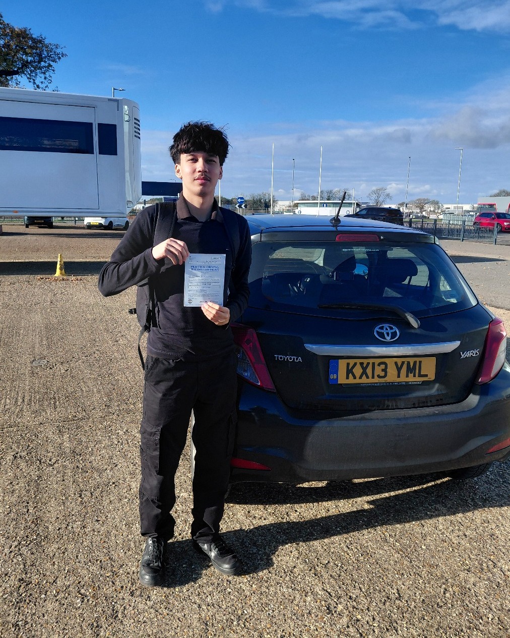 driving test pass photo of Ashley Ziranek