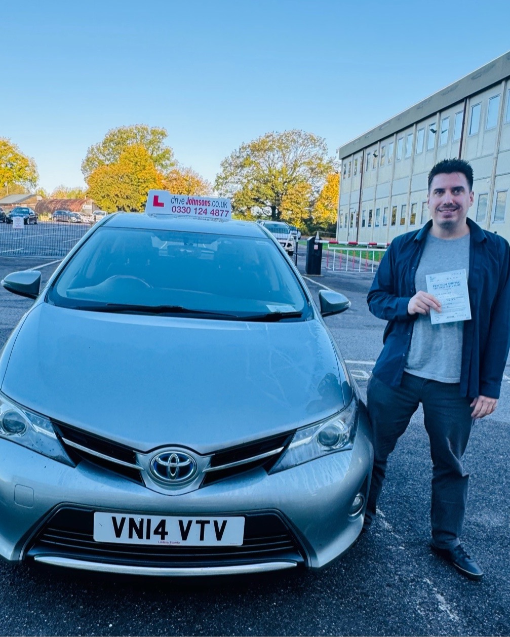 viktor driving test pass photo of viktor